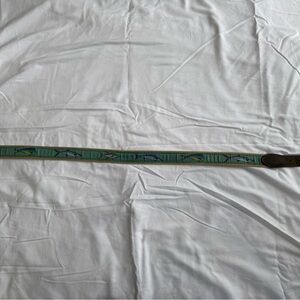 Green Fish Pattern Belt 32